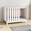 Dog House White Solid pine wood Medium Durable Dog House