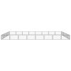 28-Panel Dog Playpen Black 39.4"x19.7" Powder-coated Steel